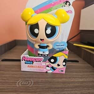 2016 NIB The Powerpuff Girls Bubbles-Bulle Action Eyes Doll Spin Master